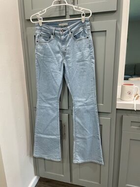 Levi's Light Blue High-Rise Flare Jeans